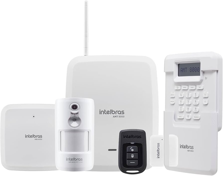 Sensores e central de alarme sem fio