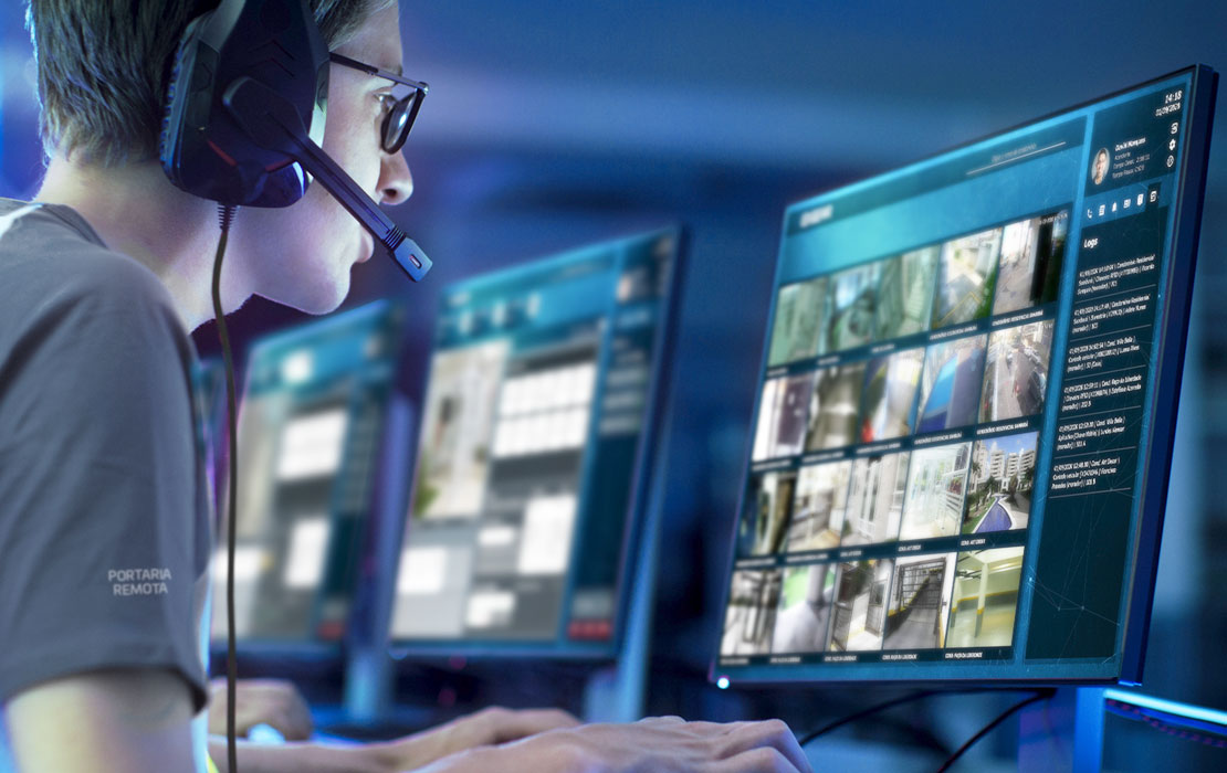 Tela de software de gerenciamento de controle de acesso